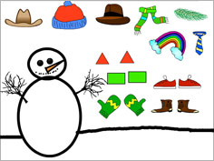 Snowman glyph activity