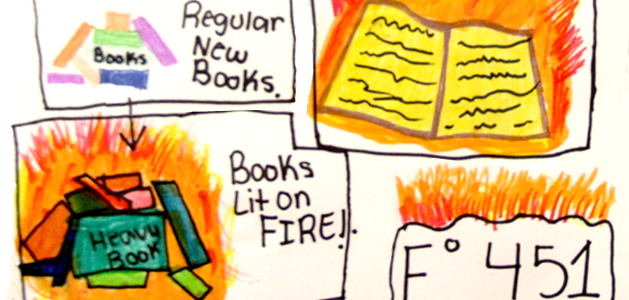 Save from the Flames lesson plan - artwork by Fiza Kamran